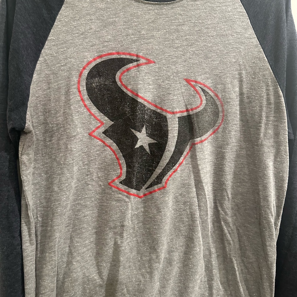 Houston Texans Gray Raglan Shirt